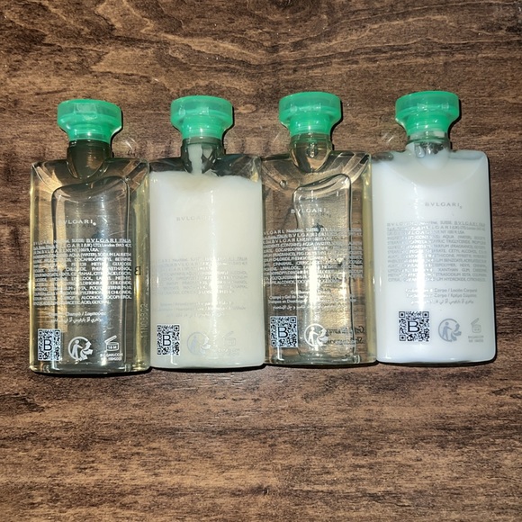 Bvlgari 2.5 oz Shampoo Conditioner Shower Gel Body Lotion Travel Mini Bulgari - Picture 2 of 2